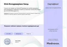 Сертификаты: