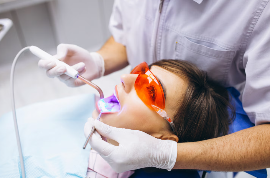 Лазерное отбеливание зубов